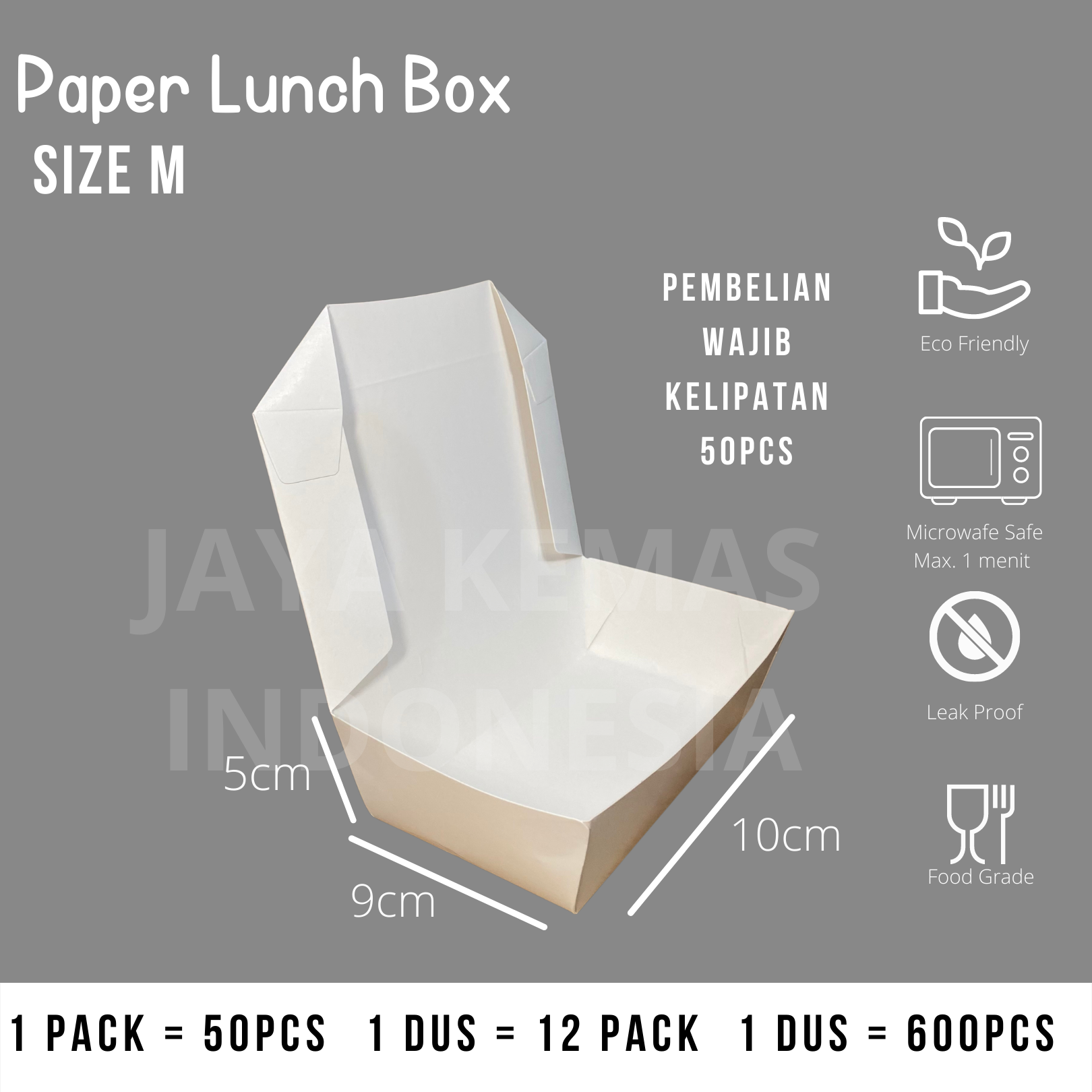 Foto Paper Lunch Box Ivory M