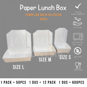 ThumbnailPaper Lunch Box Ivory S