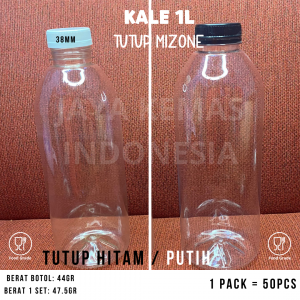 Botol KALE 1L | Botol Kale 1000ml | Botol Minuman PET 1L