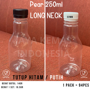 Botol PEAR 250ml | Botol PIR LONG NECK 250ml | Botol Minuman PET